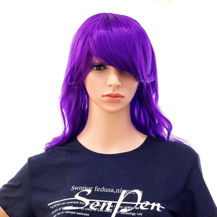 SWACC طويل مجعد مزدوج مخلب كليب على شعر مستعار ذيل حصان الاصطناعية الباستيل الملونة تأثيري شعر مستعار للحفلات اليومية للنساء مع غطاء شعر مستعار في P #4