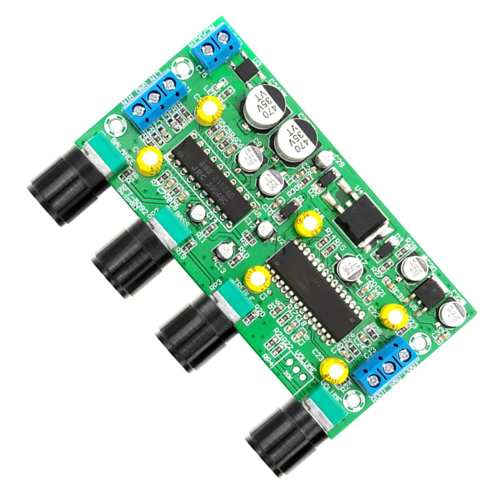 Préamplificateur audio BBE2150 UPC1892T, balance de la carte de tonalité, préampli des aigus et des basses avec contrôle du volume, préamplificateur