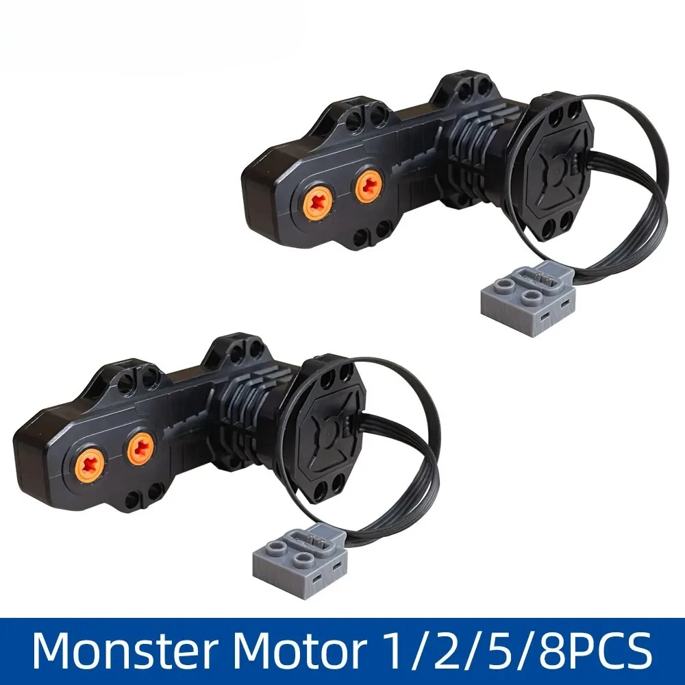 

1/2/5/8 шт. техническая часть 5292, багги Monster Motor, строительный блок MOC, внедорожники, спортивный автомобиль, функции питания, игрушки, аксессуары