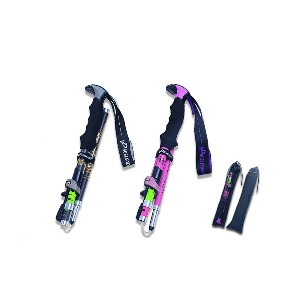 

Carbon Fiber Multifunctional Outdoor Hiking Poles Non-slip Ultra-Light Foldable Hiking Poles Travel Adventure Sports Equipment