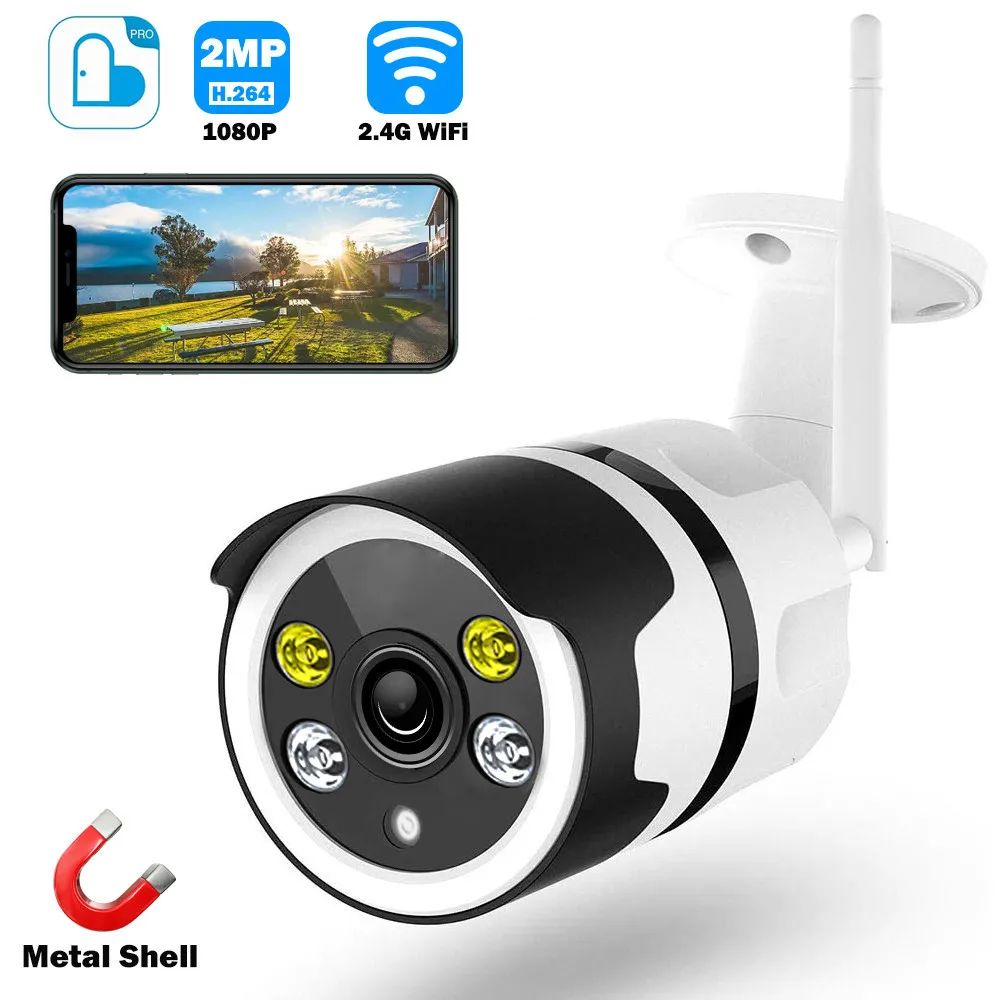 

2MP 1080P Carecam/V380Pro APP Full Color IP Bullet Camera Wireless Intercom Home Security CCTV Baby Monitor