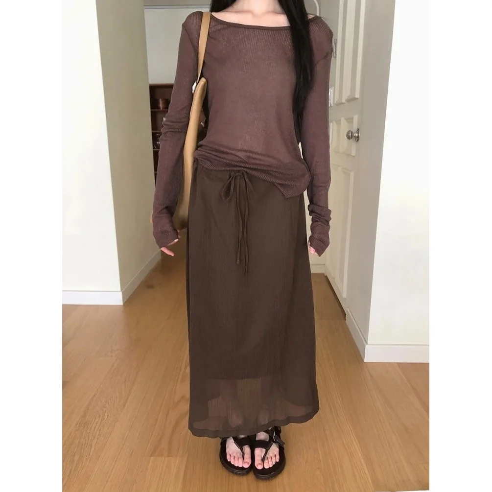 East Gate Collection Casual Pants Skirt Non-Quality Issues Long Sleeve Korean Style Cotton Work Uniform for Men And Women