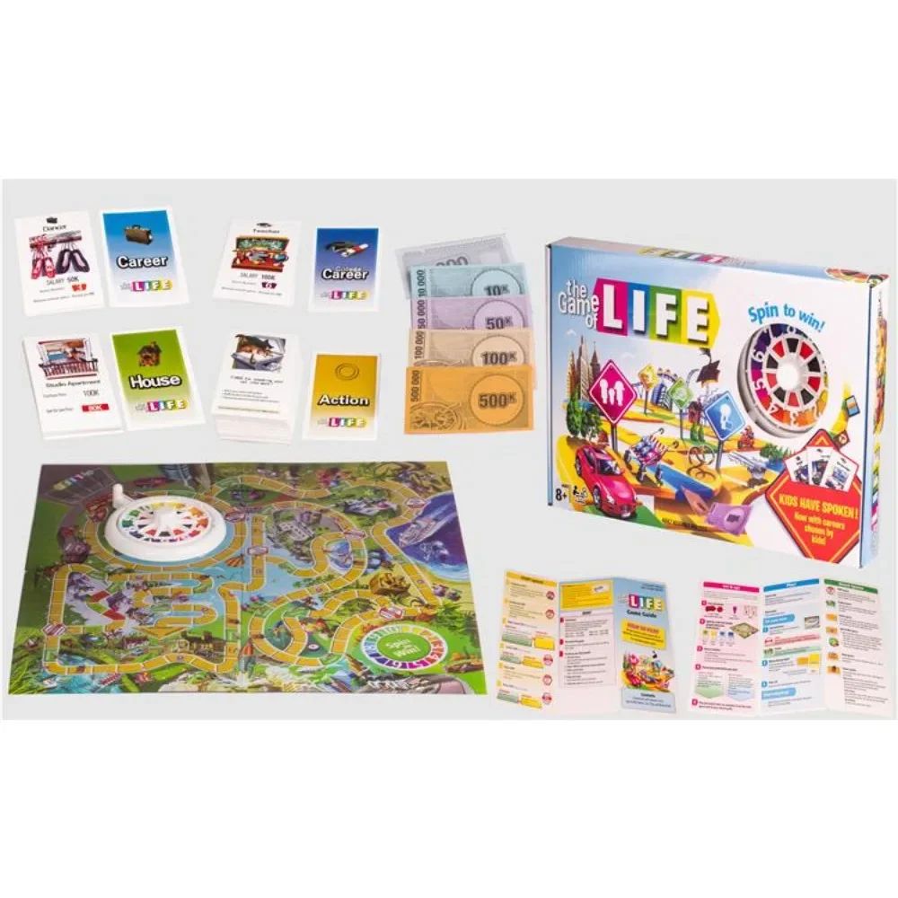 The Game of Life Card Game - A Unique Journey of Random Events and Important Choices for the Ultimate Life Experience