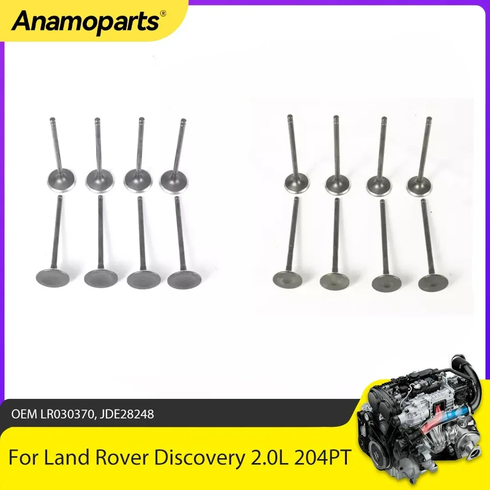 

Engine Parts Intake & Exhaust Valve Fit 2.0 L T Gas For Jaguar XJ XF F-PACE Land Rover Discovery Sport Defender 2.0L 204PT 13-23