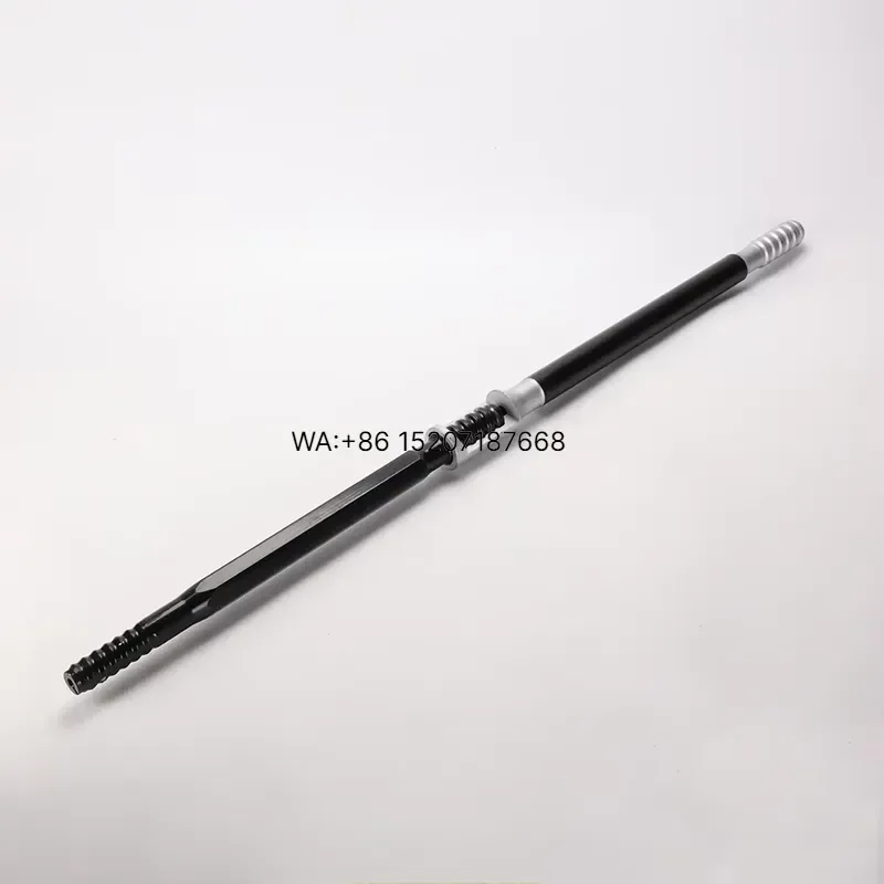Wmwmnu for R32 T38 T45 T51 Threaded Drill Rod Extension Drill Steel for Mining and Tunneling