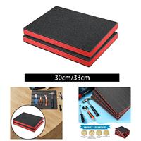 2x Tool Box Foam Inserts Practical Non Slip Professional Epe Foam for Tabletop Miniatures Toolbox Transport Storage Padding