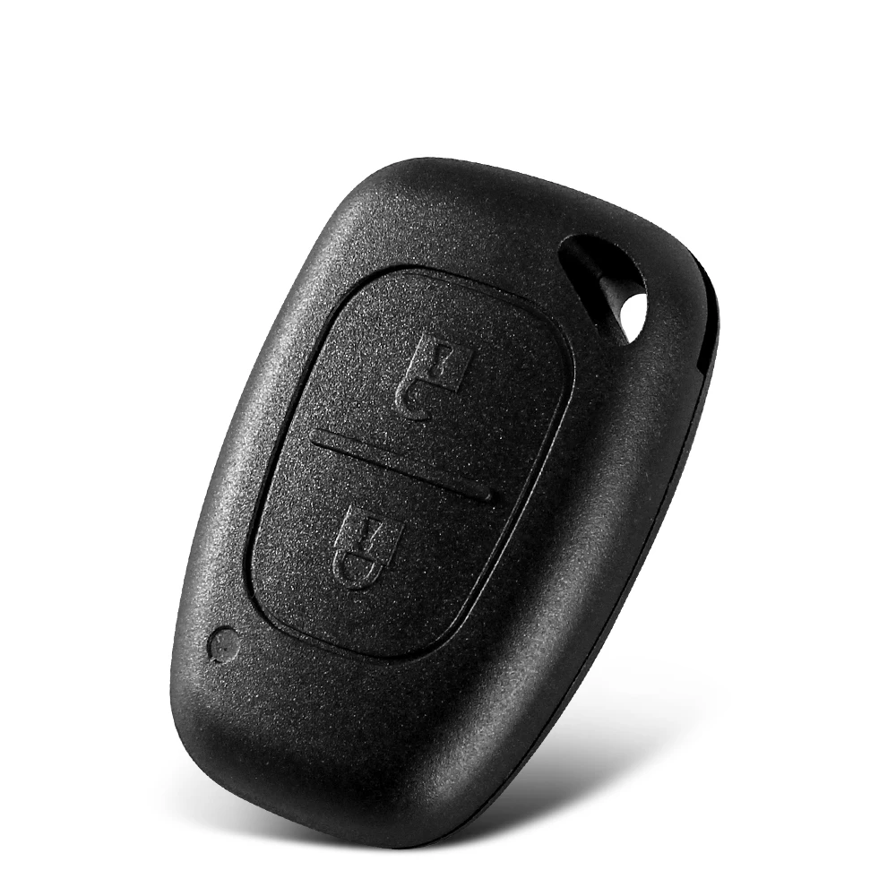 KEYYOU For Vauxhall for Opel Vivaro/Renault Movano Trafic Renault Kangoo Blank 2 Button Car Key Cover Fob Case