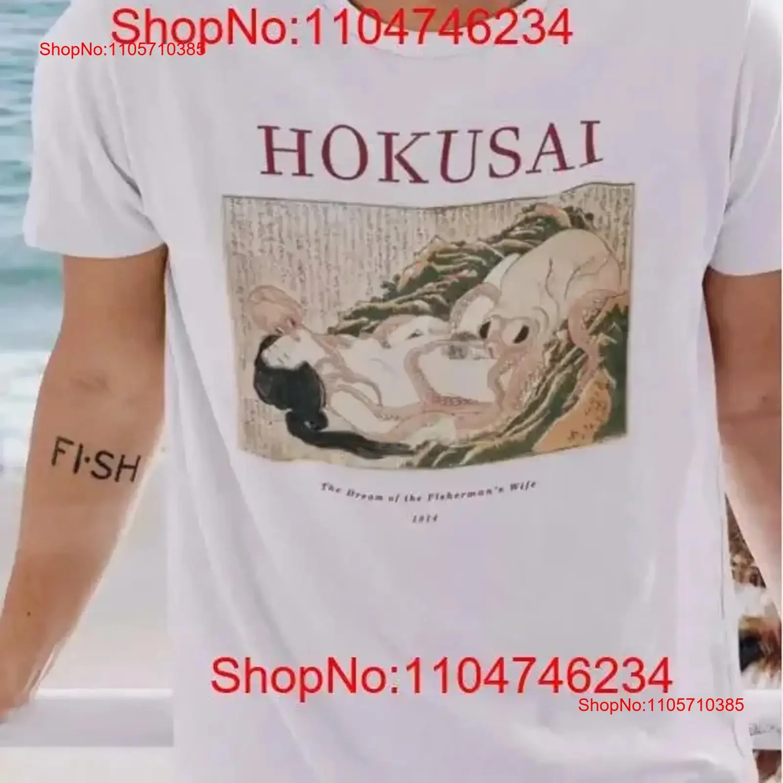 Dream Of The Fishermans Wife Hokusai T shirt Japan Art Premium vintage Washed Soft Comfortable Slightly Versatile Stylish