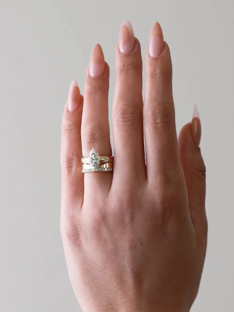 خاتم من الفضة الإسترليني عيار 925 على شكل حرف V من الزركون للنساء الذكرى السنوية والخطوبة وحفلات الزفاف مجوهرات راقية عالية الجودة #6