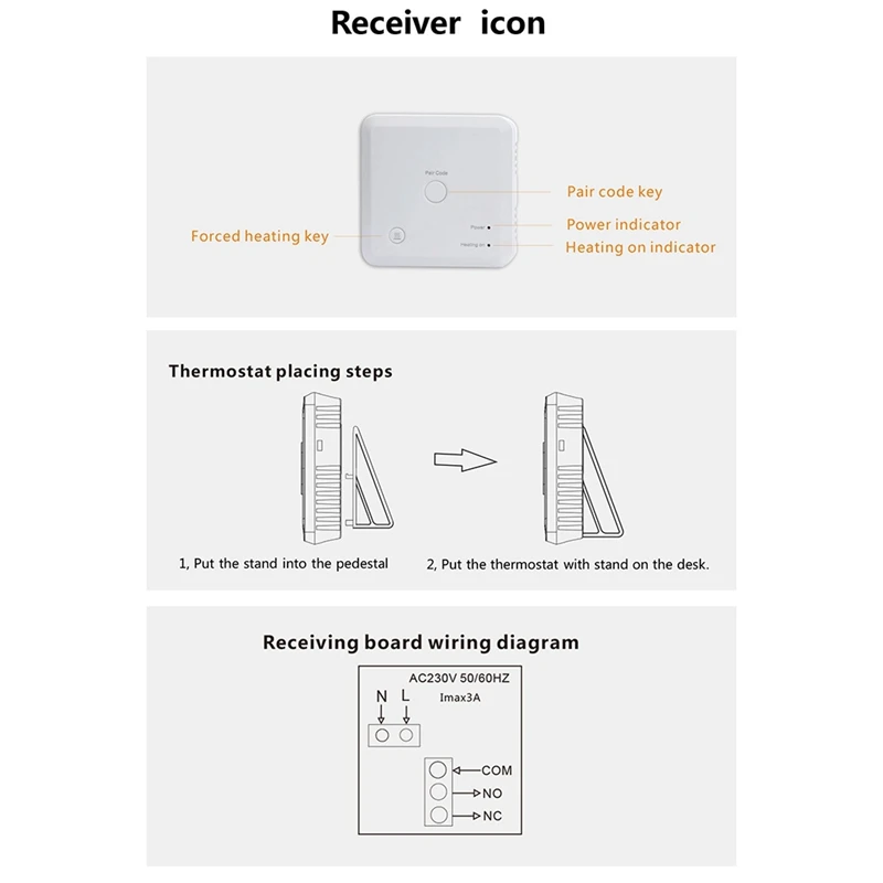 Tuya WiFi RF ترموستات ذكي ، غلاية غاز ، تسخين المياه ، تحكم في درجة الحرارة ، اليكسا ، جوجل المنزل