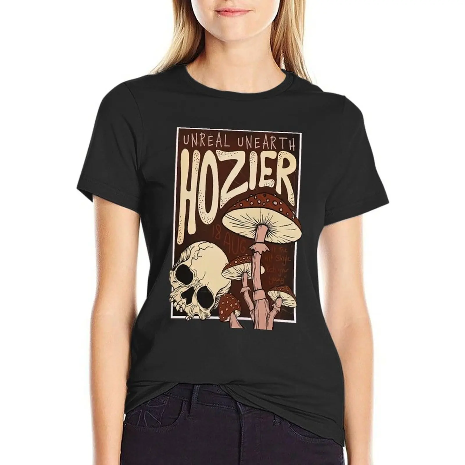 Unreal Unearth Hozier Tour T-Shirt aesthetic clothes female Woman T-shirts