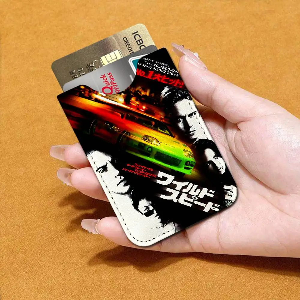 Fast and Furious Classic Vintage Card Protect Credit Bank Card Holder Case Slim Wallet Protector for Men Travel Shopping view 6