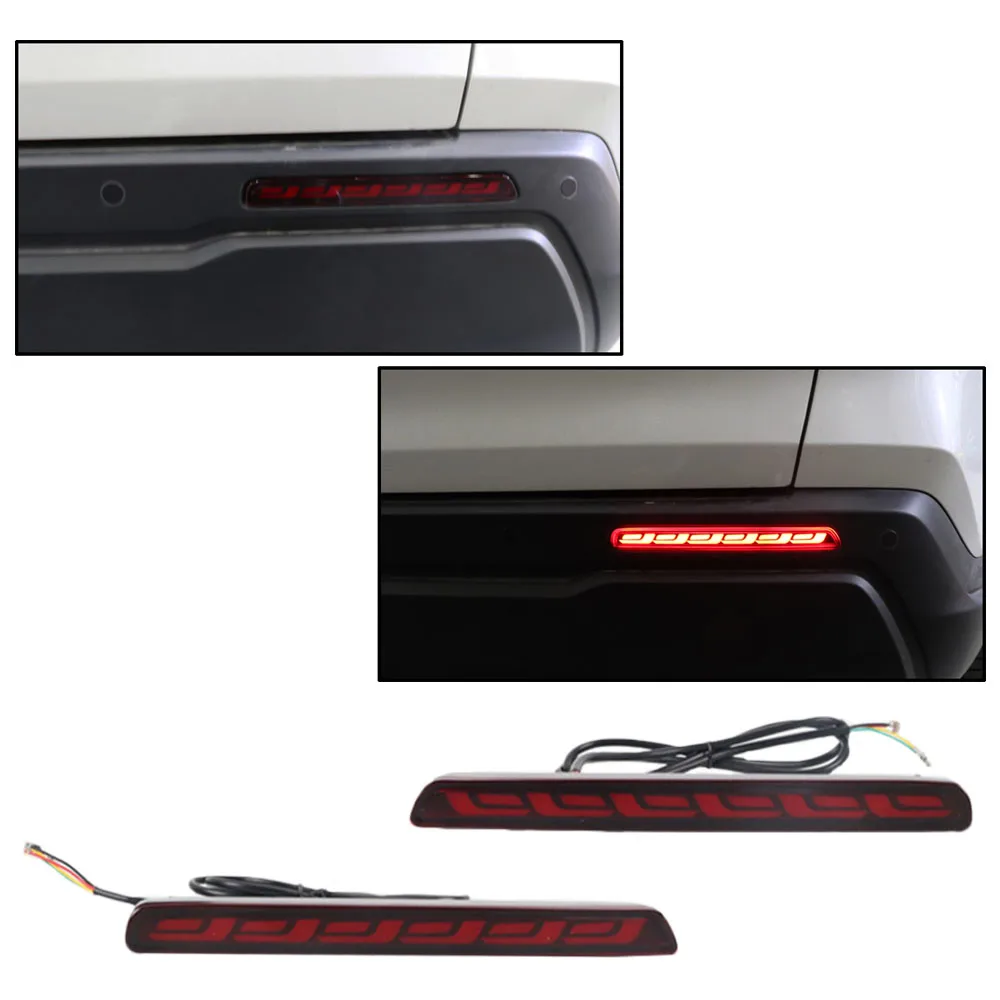 

2pcs Left and Right Car Brake Tail Lights For Honda CR-V CRV 2023+ Rear Bumper Reflector Rear Turn Signal Warning Light