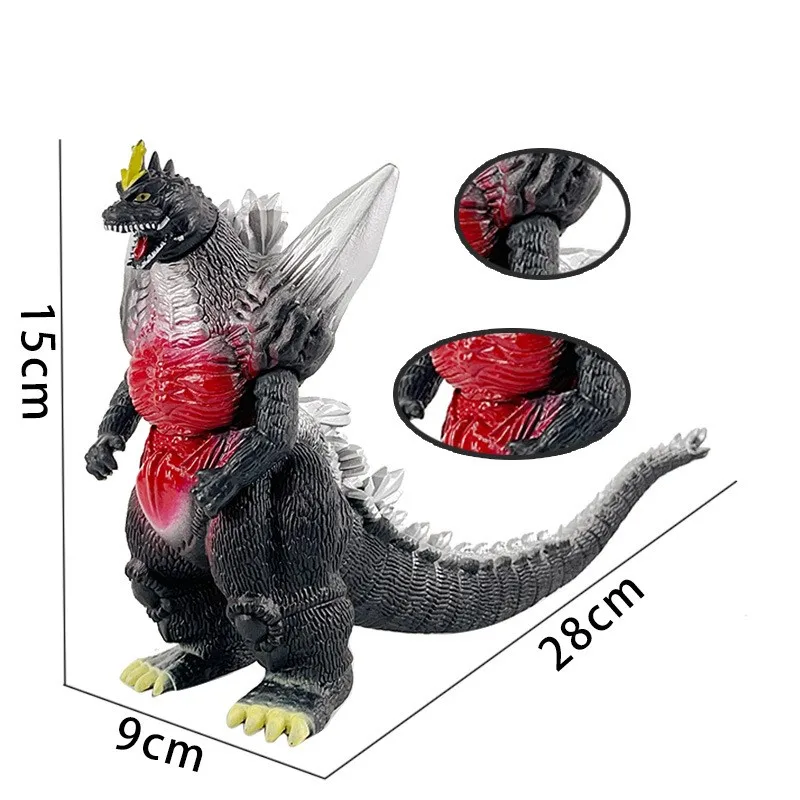 Godzilla Vs Kong Monster Series Space Godzilla Silvery PVC Action Figures Figure Collection Model Kids Gift Toys 15cm