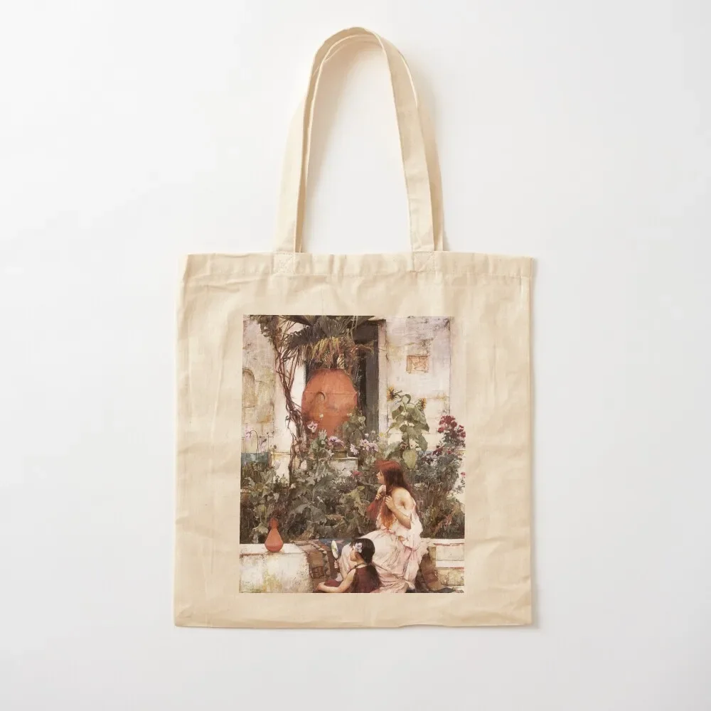 The Toilet - John William Waterhouse Tote Bag personalized tote bag Portable shopping bag