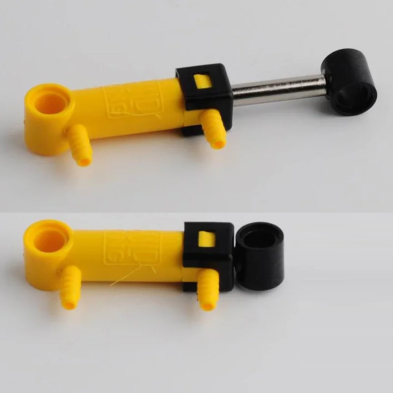 21PCS MOC Pneumatic Parts Kit Air Pump/Tank/Piston/Hose/Valves for Building Block Sets STEM Educational Construction Toys