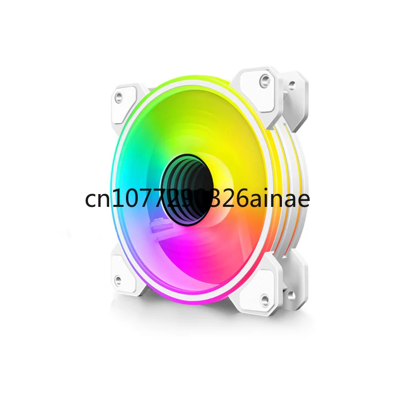 Magic Mirror Fan Splicing Fan Rgb D Mirror Light Effect Desktop Computer Cooling Computer Fan