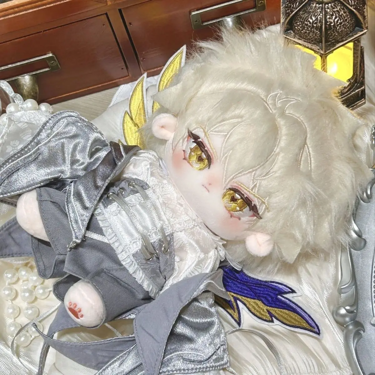 20 cm Phainon Cartoon Puppen Anime Honkai: Star Rail Plüsch Cartoon Puppe Körper Mit Ohr Cosplay Dress Up Baumwolle Puppe Spielzeug Weihnachten geschenk