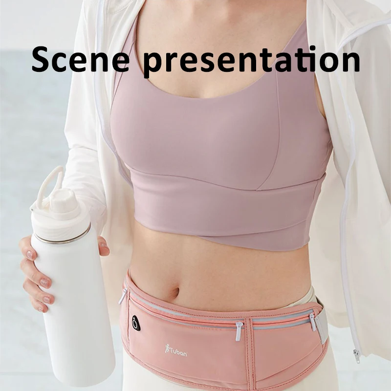 حزام ركض الخصر حقيبة الرجال النساء في الهواء الطلق ماراثون عاكس الخصر حزمة سعة كبيرة التسلق وركوب الدراجات وحقيبة الخصر الرياضية