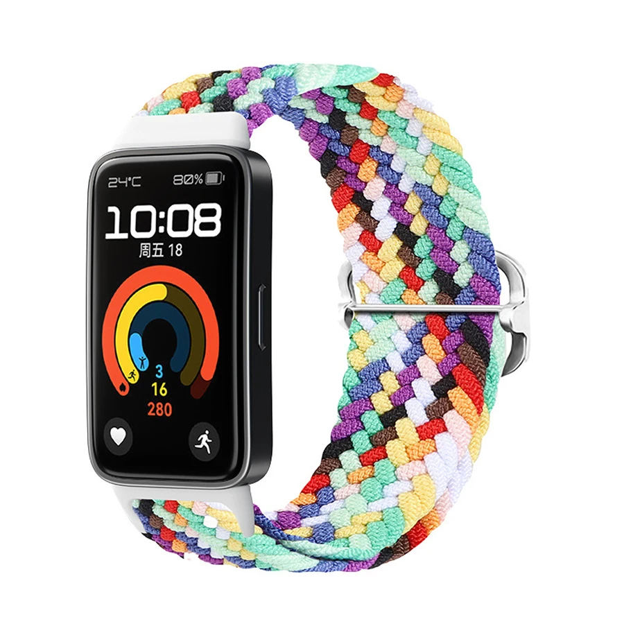 Nylon Gevlochten Band Voor Huawei Band 8 9 10 Sport Vervanging Armband Riem Voor Huawei Band 8 9 10 Polsband Correa accessoires