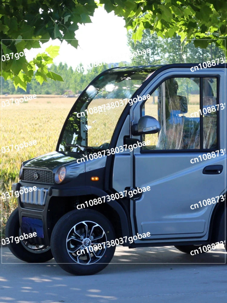 Customize The Old Man's Mini Electric Car, Ladies' Small Four-wheeled Double-person Household Pick-up Children's