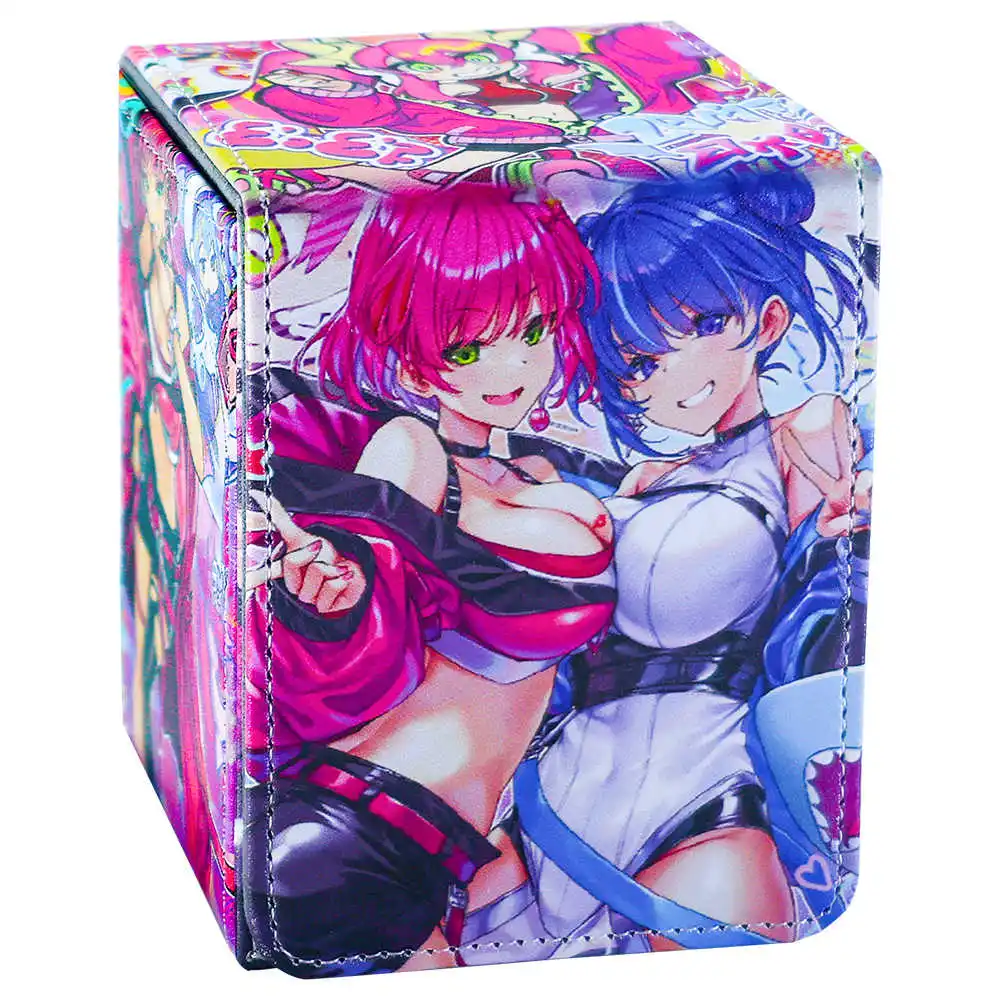 New Yu-Gi-Oh! Evil Twin Card Storage Box Leather Collection Card Box PTCG OPCG WS YGO! Board Game Card Box Anime Cards Gift Toy