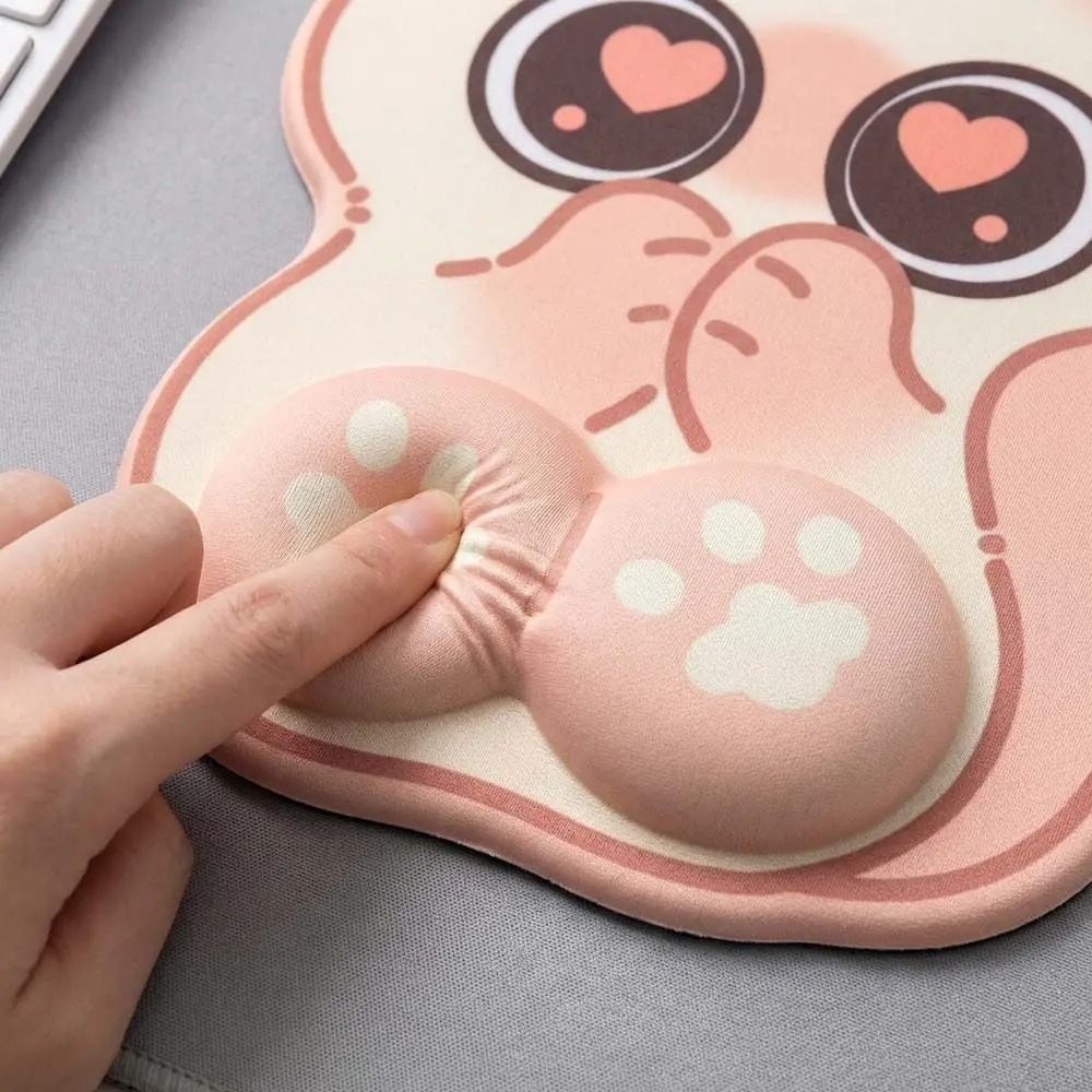 

Wrist Pad Black Cat Mouse Pads Hand Guard Anti-Slip Cat Large Mouse Mat Cartoon Literary Kawaii Cat Mouse Pad Office Desk