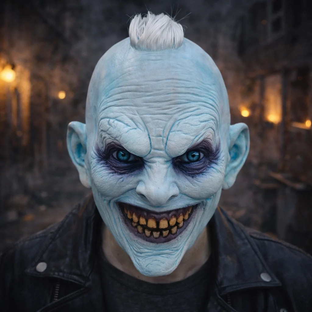 

Realistic Scary Horror Ghost Mask Latex Creepy Demon Face Halloween Costume Party Prank Cosplay Accessory