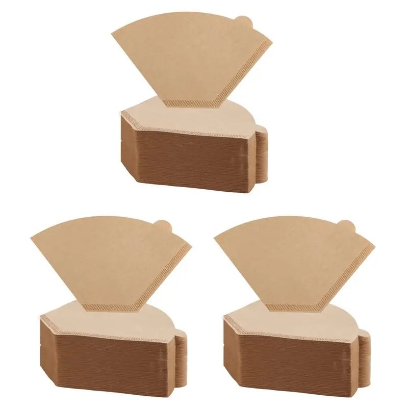 

LLCS-600Pcs Coffee Filter Natural Unbleached Coffee Filters Cone Paper Disposable Coffee Filters For Pour Over And Drip