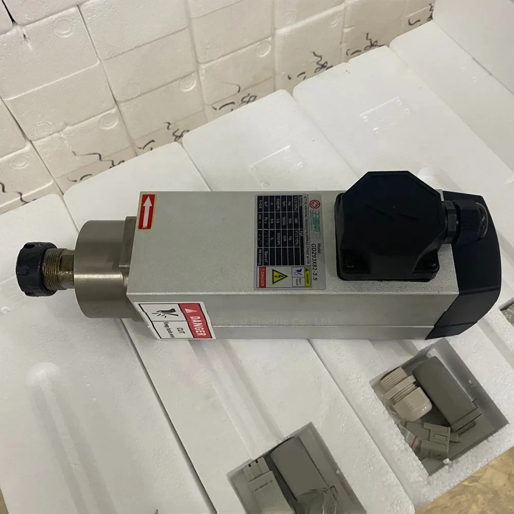 C Router Spindle Motor 18000rpm 300hz ER25 Air Machine Tool Spindleg- GDZ93*82-3.5 CS 3.5KW 220v 380v C
