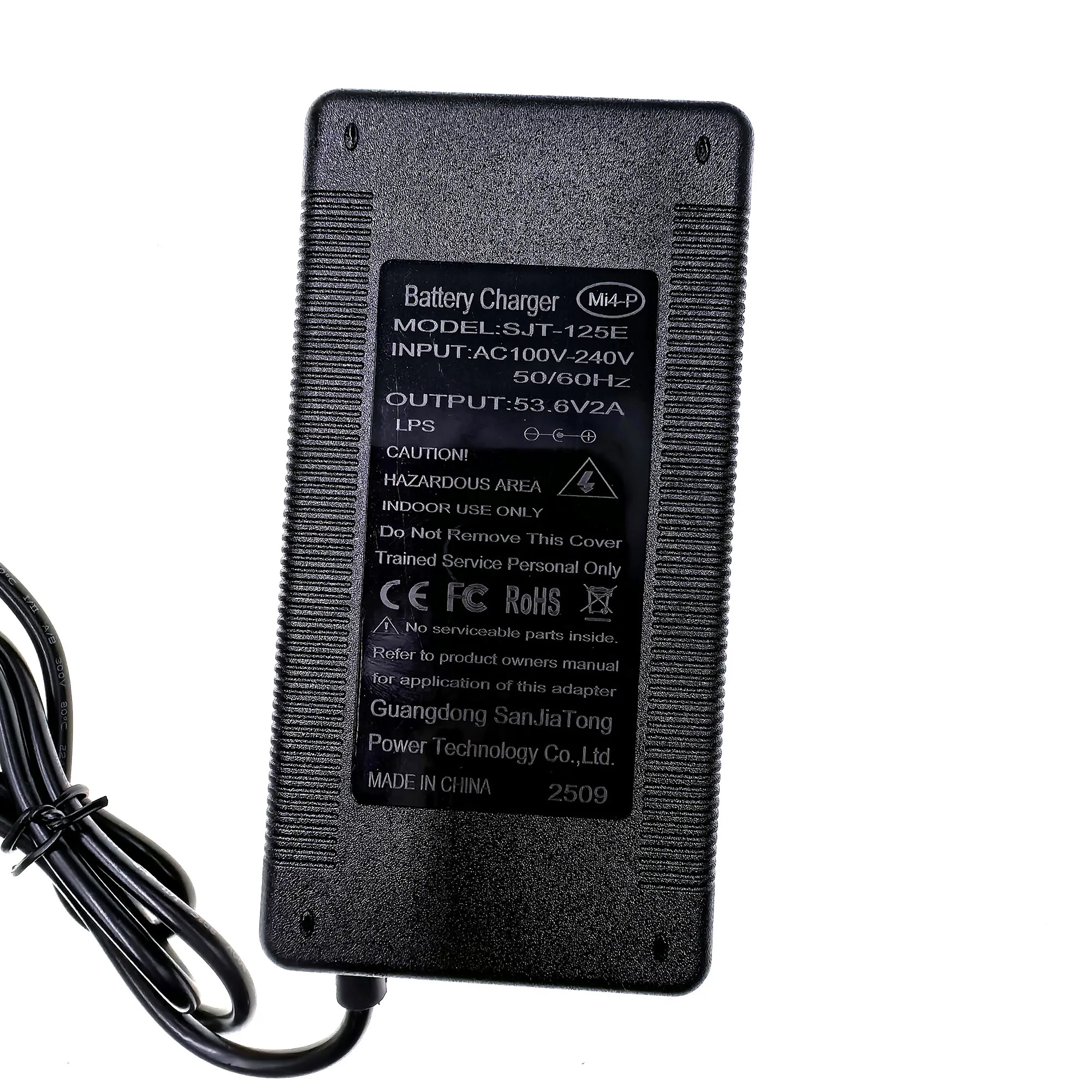 شاحن 53.6 فولت 2 أمبير لبطارية 48 فولت مع MI4 pro plus max/لملحقات Segway ZT3 PRO