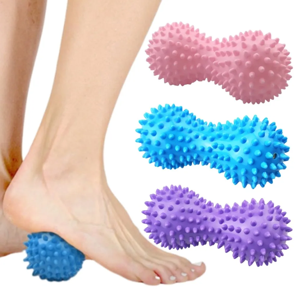 

Peanut Massage Ball Foot Massager Spiky Ball Training Muscle Deep Tissue Massage Ball for Back Neck Shoulder Pain Stress Relief