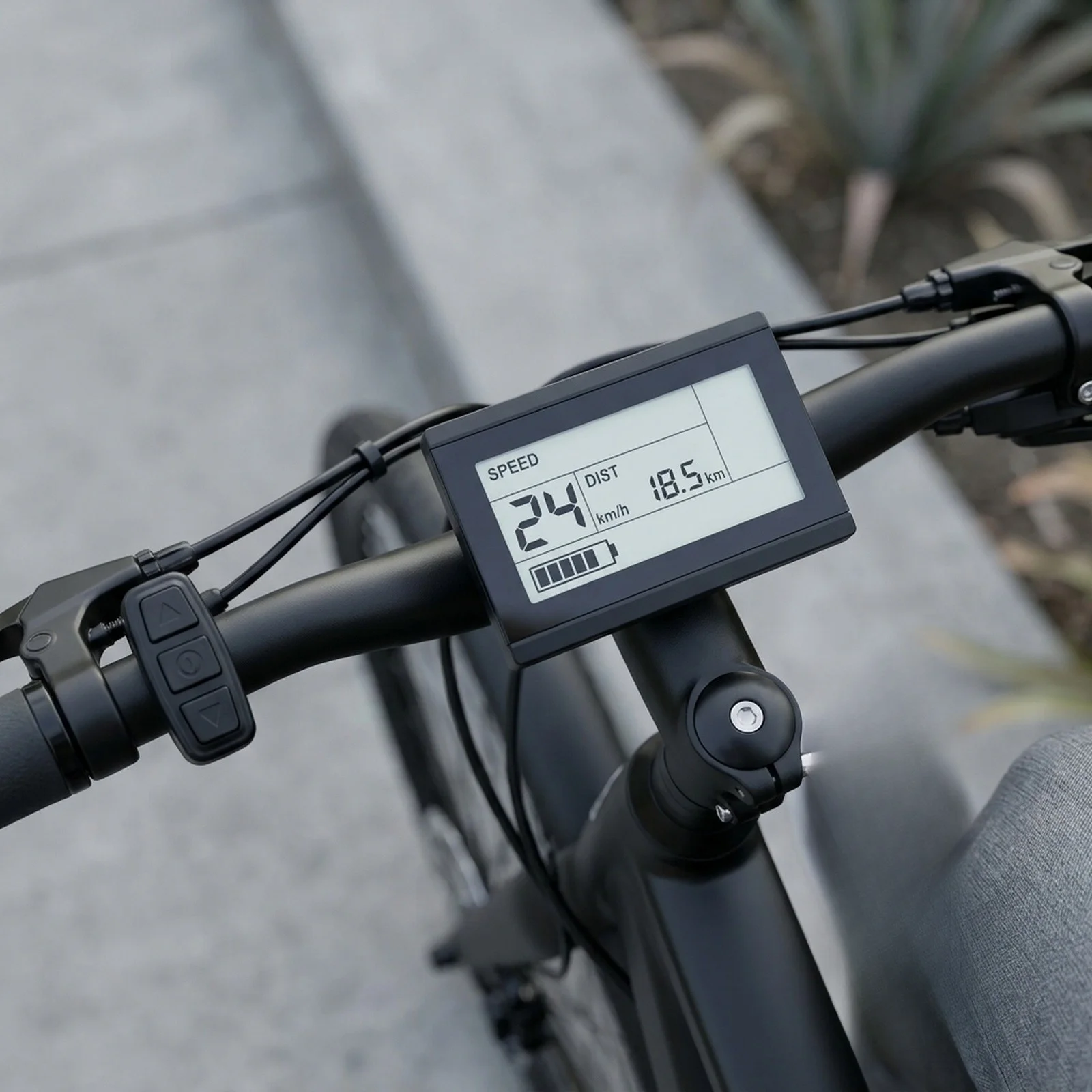LCD Display Panel For KT-LCD3 for E Bike 24/36/48V with Meter Functionality Compatible with For KT Series Controllers