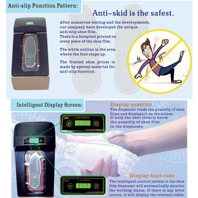 Cheap And Fine Sterilization Shoe Cover Dispenser For Cleanroom And Factory Use Hot Sales