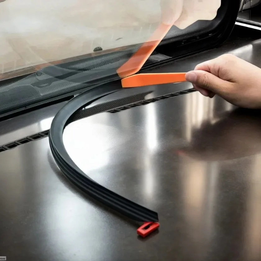Tira de Aislamiento Acústico para Automóvil, Burlete para Tablero de Instrumentos, Tira de Sellado a Prueba de Polvo para Tablero de Instrumentos para Reducir el Ruido de Vibración, Tira de Sellado
