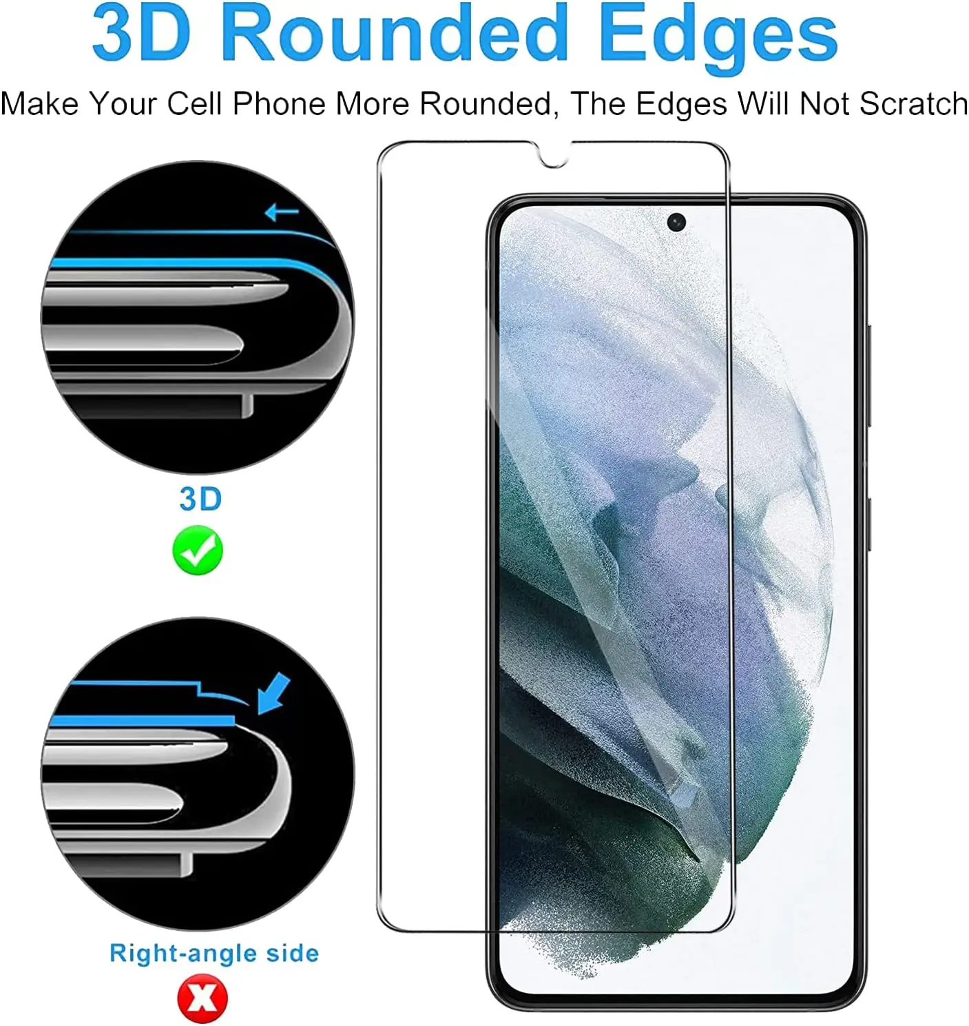 

1/4Pcs Tempered Glass Screen Protector for Samsung Galaxy S24+ - Smartphone Protection Suitable for Samsung S24+ Series