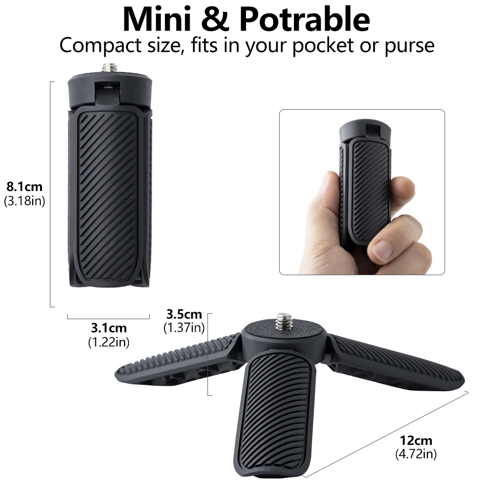 8CM Mini Tripod for DJI Osmo Nano Compact Support Stand for Camera Stabilization