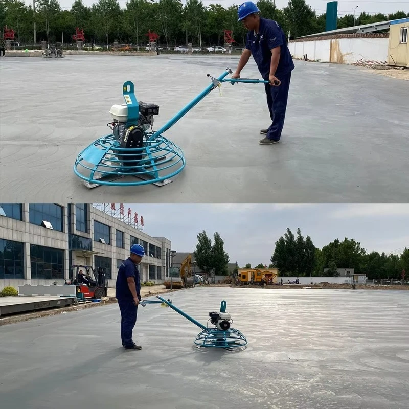 Factory Price Custom Engine Walk Behind Finishing Float Tools Concrete Machinery Helicopter Power Trowel