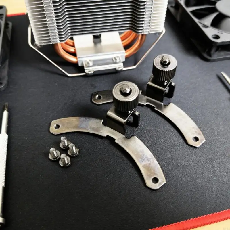 

CPU Cooling Fan Mounting For LGA 1700 1200 115X AM4 AM5 Installation Fixing Wear Resistant Buckle With Small Screws H8WD