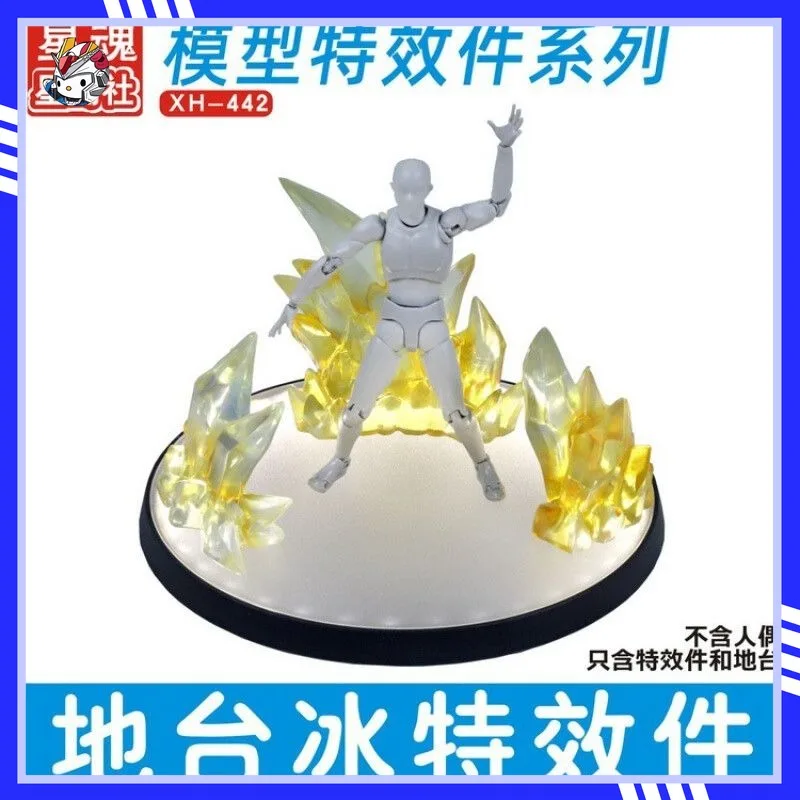 

In Stock Star Soul Special Effects Parts Lighting Platform Ice Model Figure Display Platform Ice Pack