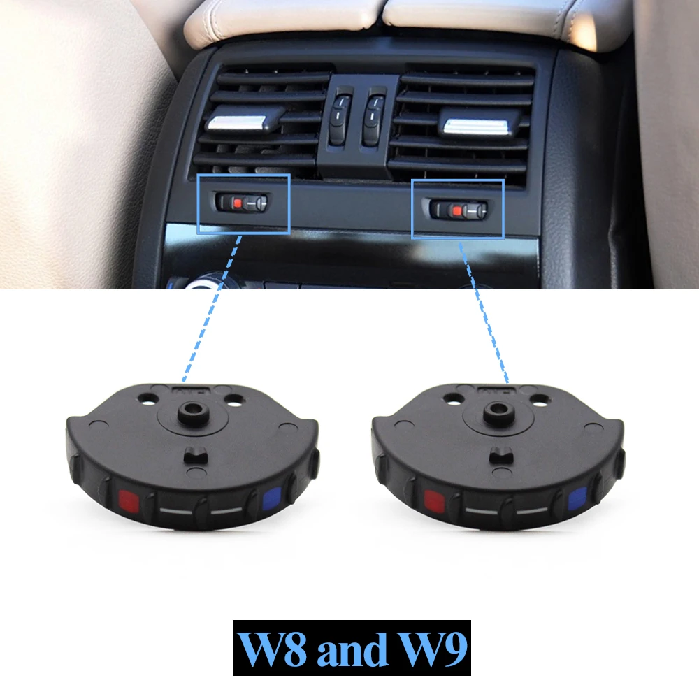 Auto Front Hinter Klimaanlage Drehen Basis Rolle AC Ventilation Rollrad für BMW 5 Serie F10 F11 520 521 523 525 528 530 – Detail 12