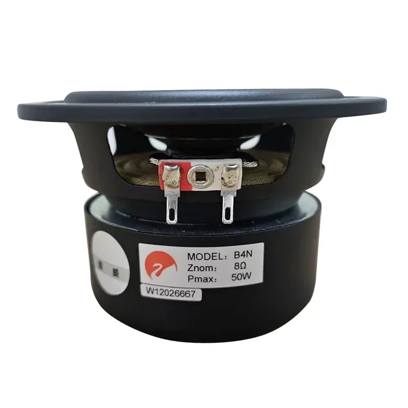 Original HiVi B4N 4\'\' Mid-Range Speaker Driver Unit Magnesium Clad Aluminum Cone Shielded 8ohm 25W OD=116mm