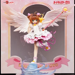 27cm sakura card captor Figure Kinomoto Anime Figure Pvc Action Figurines Lovely Girl Collectible Model Adult Kids Toys Gifts