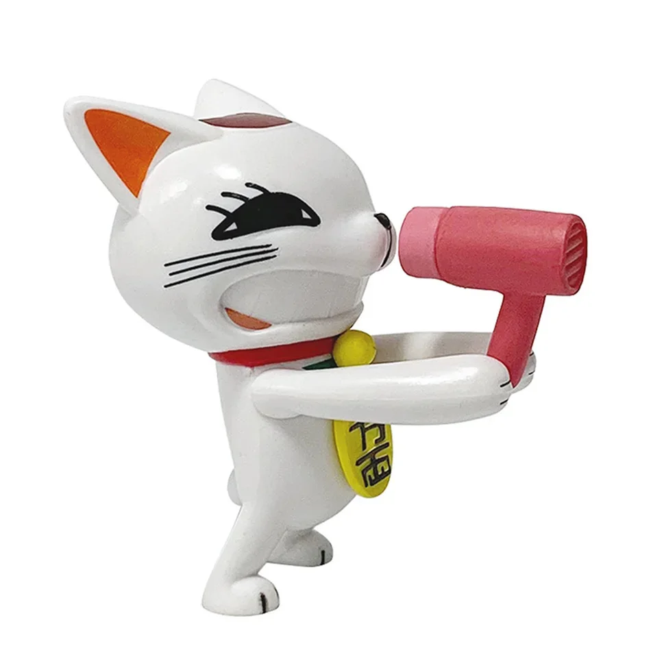 New Anime Dandadan Figure Turbo Granny The Lucky Cat Model toy doll Aciton Figure Desktop Car Ornaments Tea Pet