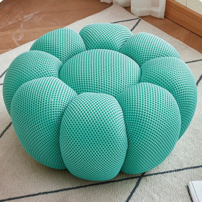 Dressing Tble Modern Foot Stool Office Upholstered Comfy Foot Stool Elegant Minimlist Low Pouffe De Salon Balcony Furniture