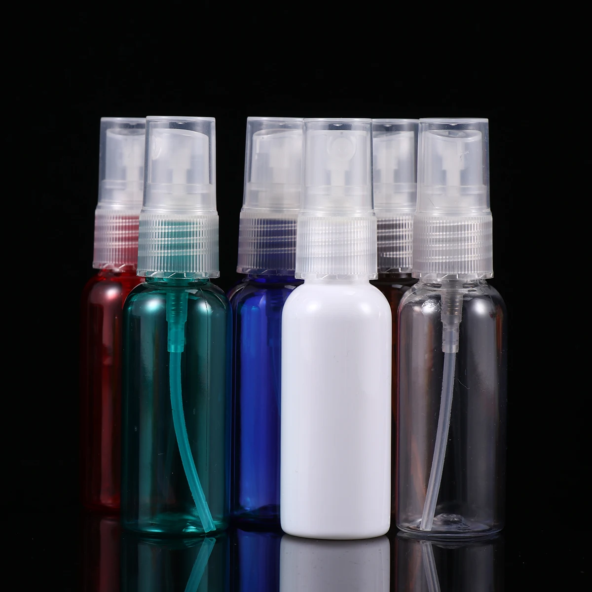 

7Pcs 30ml Spray Bottle White Nozzle Premium Material Refillable Portable Compact Design for Travel and Outdoor Use