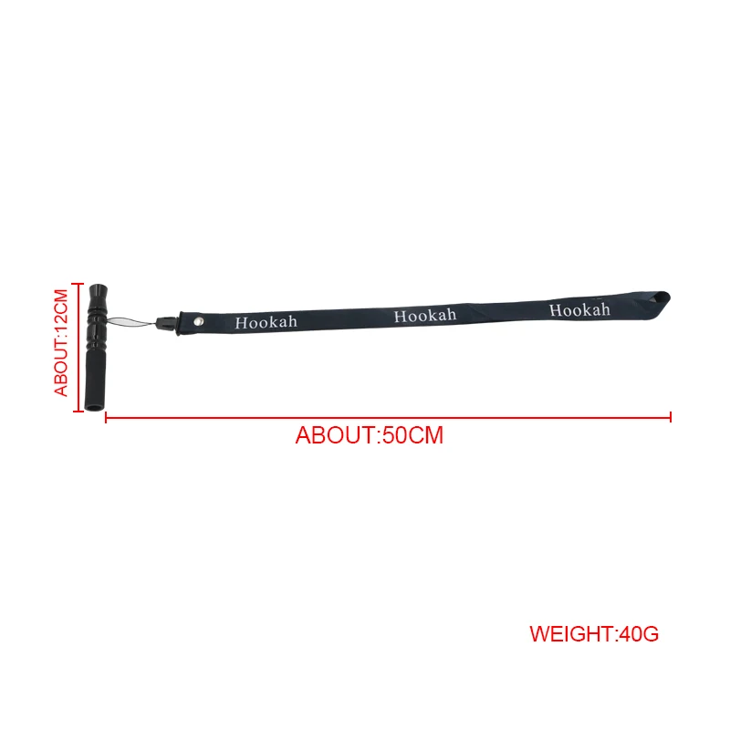 SY جودة عالية النرجيلة المعبرة مع شنق حبل حزام الشيشة الفم نصائح سيليكون الألومنيوم تشيتشا Narguile انبوب ماء المعبرة