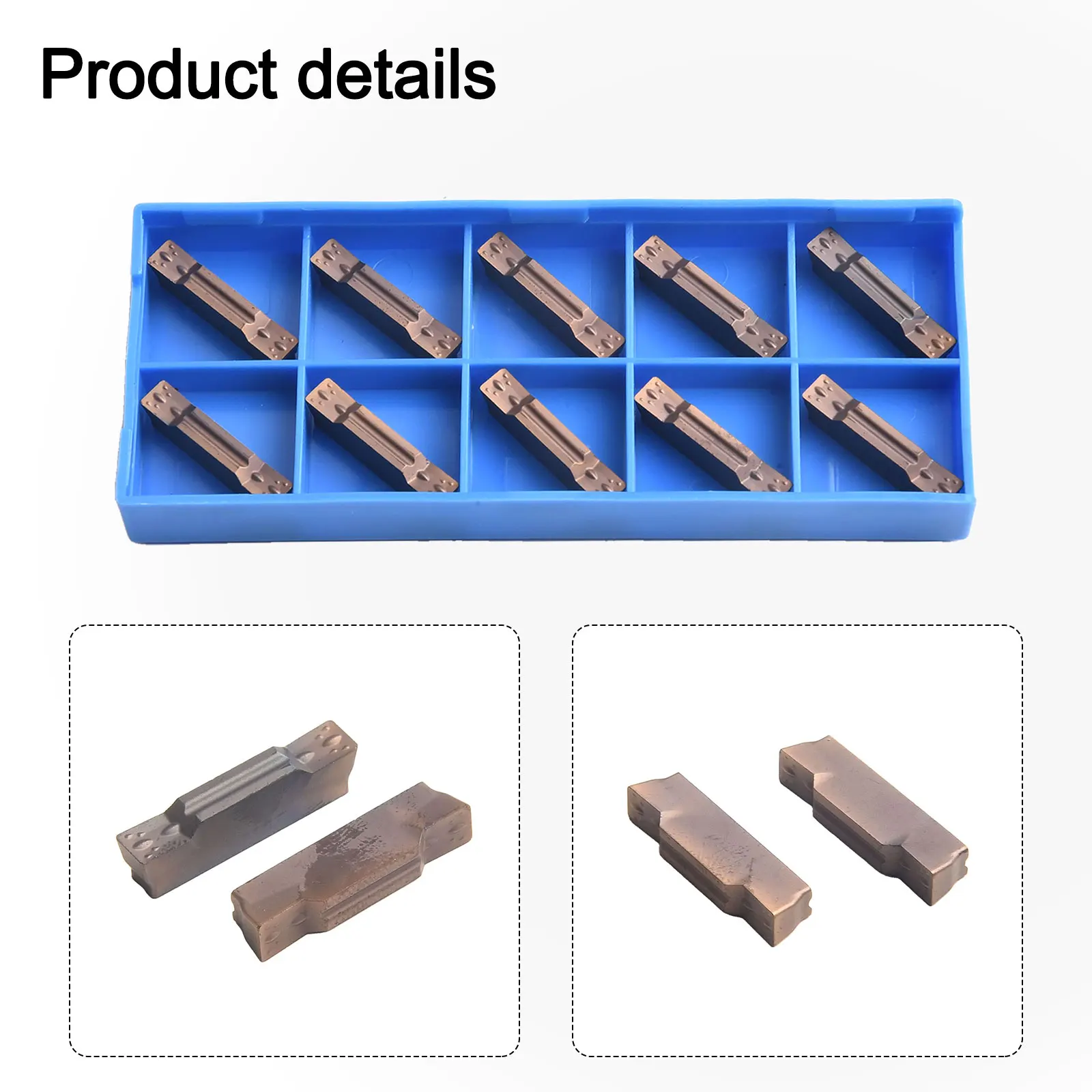 

10pcs MGMN400-M PC9030 Cutting Carbide Inserts 4mm Wide For MGEHR High Grip Strength Alloy Blade Toolholding Tool Accessories