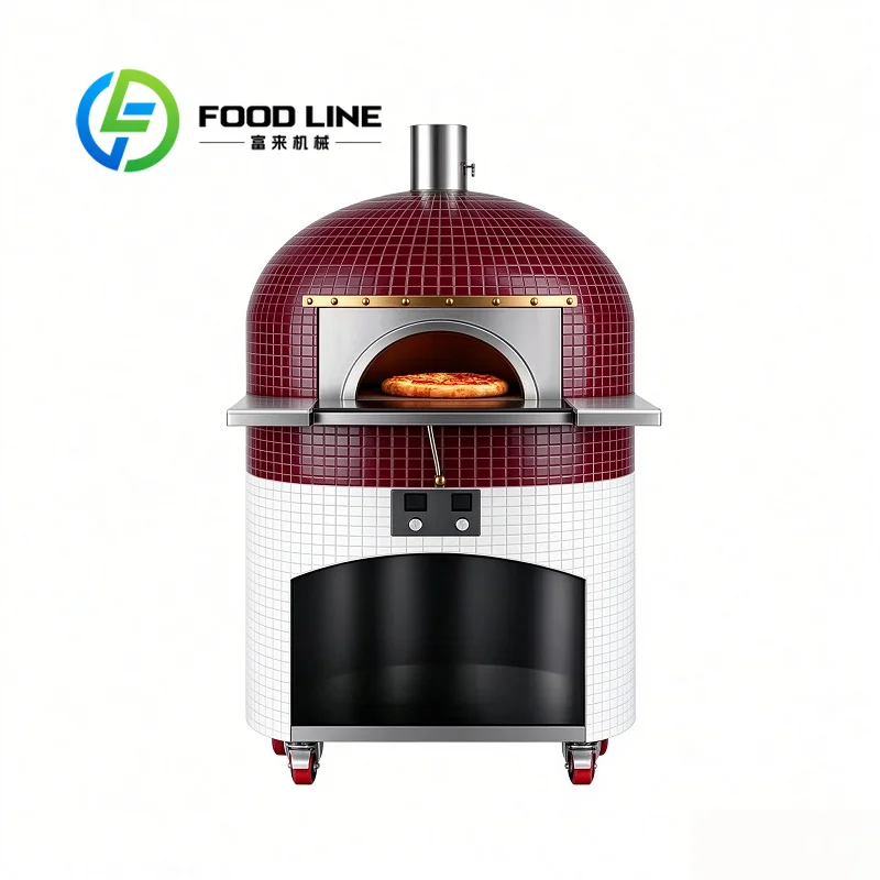 Pizza Oven Dome Shape Wood Coal Fired Heat Resistant Door Seal System Neapolitan Pizza Making Shop Kitchen Use Bulk Supply