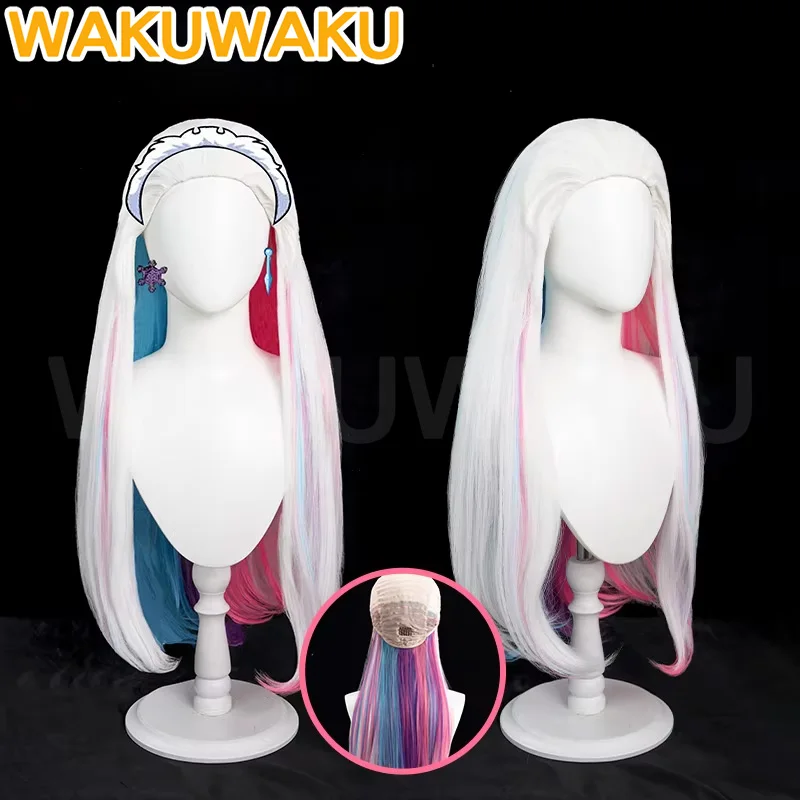 AUF LAGER Abbey Bominable Cosplay Perücke Anime Cosplay WakuWaku Frauen Nette Lange Haare Hitzebeständige Synthetische Halloween Perücke